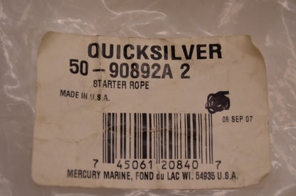 New OEM Mercury Starter Rope NOS