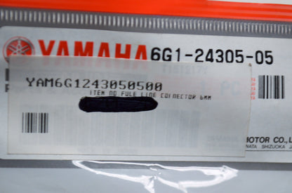 New OEM Yamaha 6 mm Fuel Line Connector NOS