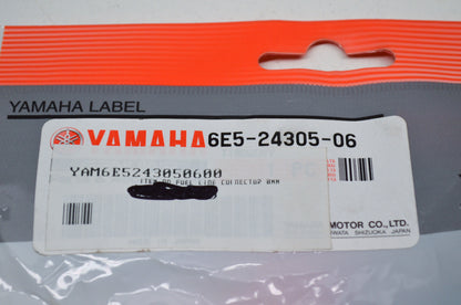 OEM Yamaha 6E5-24305-06-00 8 Mm Fuel Line Connector NOS