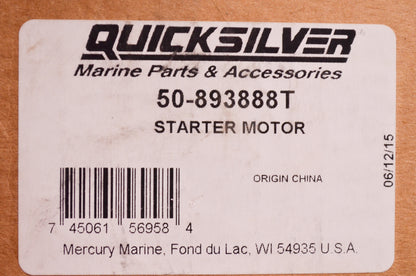 New OEM Mercury Starter Motor NOS
