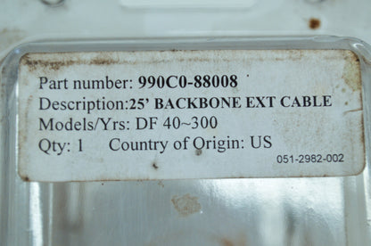 OEM Suzuki 990C0-88008 25" Backbone Extension Cable NOS