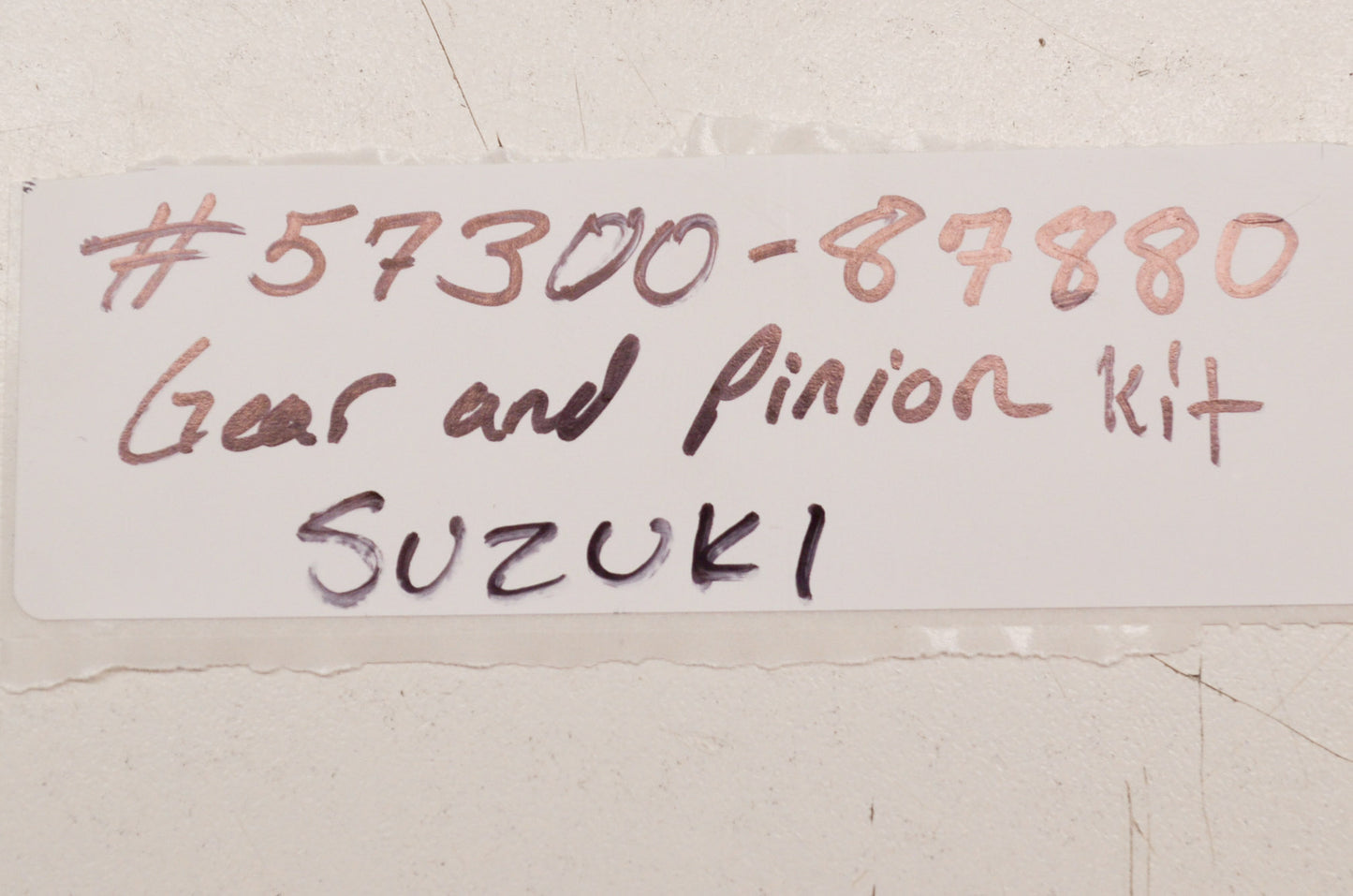 OEM Suzuki 57300-87880 Gear & Pinion Kit NOS