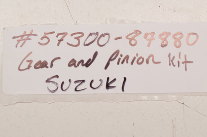 OEM Suzuki 57300-87880 Gear & Pinion Kit NOS