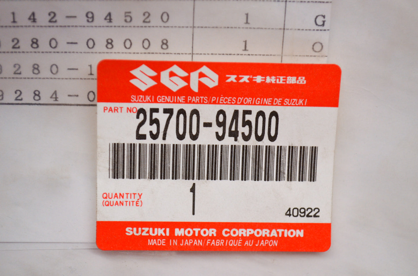 New OEM Suzuki Gear Case Seal Kit NOS