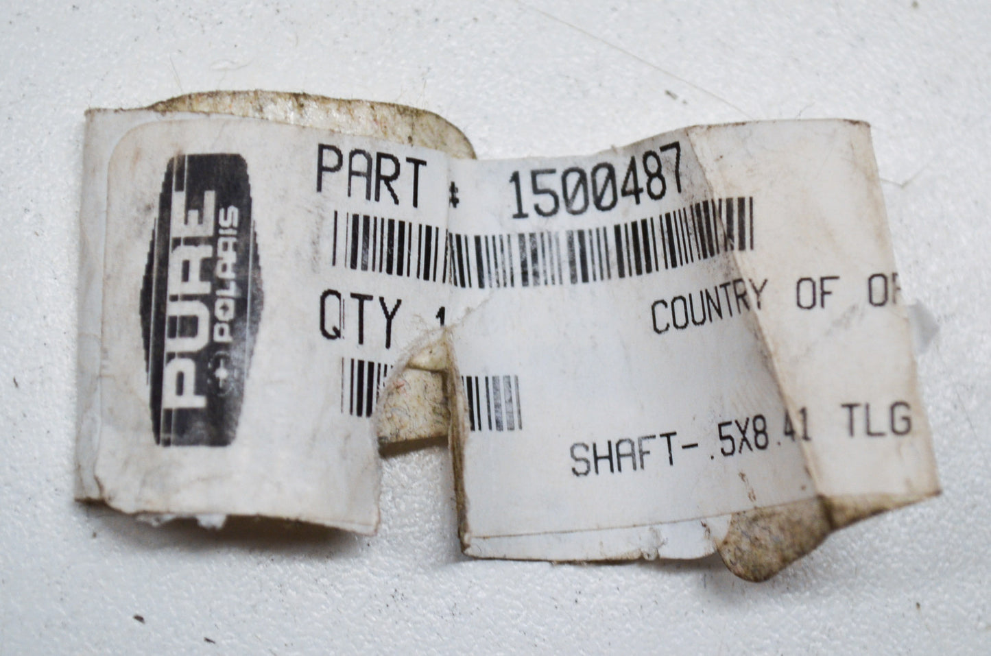 OEM Polaris 1500487 Shaft .5X8.41 NOS