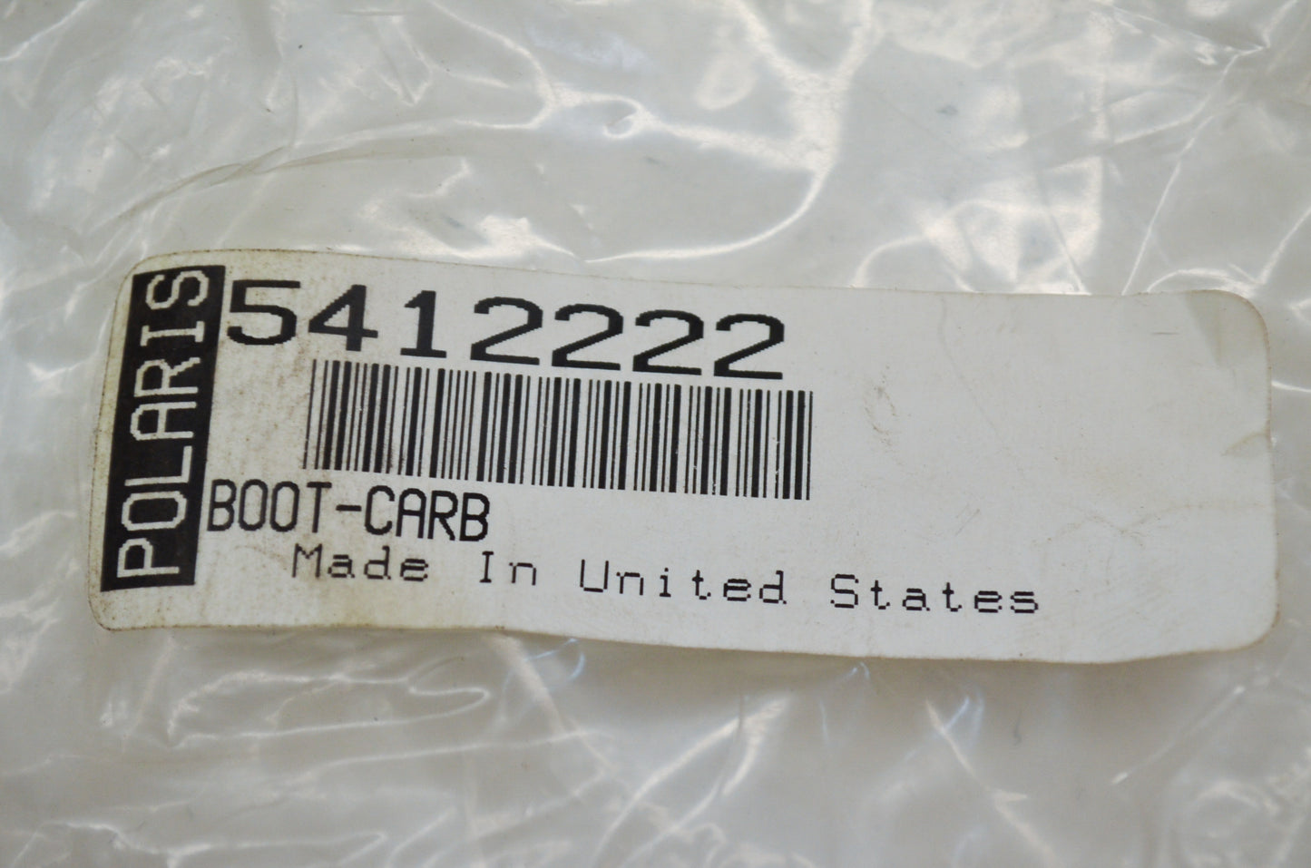 OEM Polaris 5412222 Carburetor Boot NOS