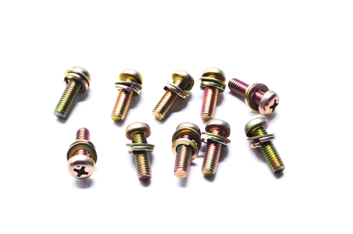 OEM Polaris 3081972 Screw w/ Washer & Spring Washer Qty 10 NOS