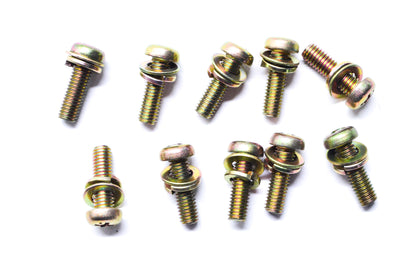 OEM Polaris 3081972 Screw w/ Washer & Spring Washer Qty 10 NOS