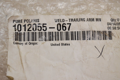 New OEM Polaris 1012055-067 Trailing Arm NOS