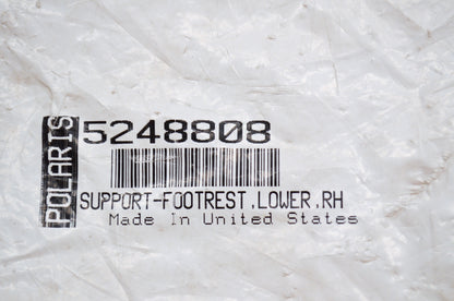 OEM Polaris 5248808 Right Hand Lower Footrest Support NOS