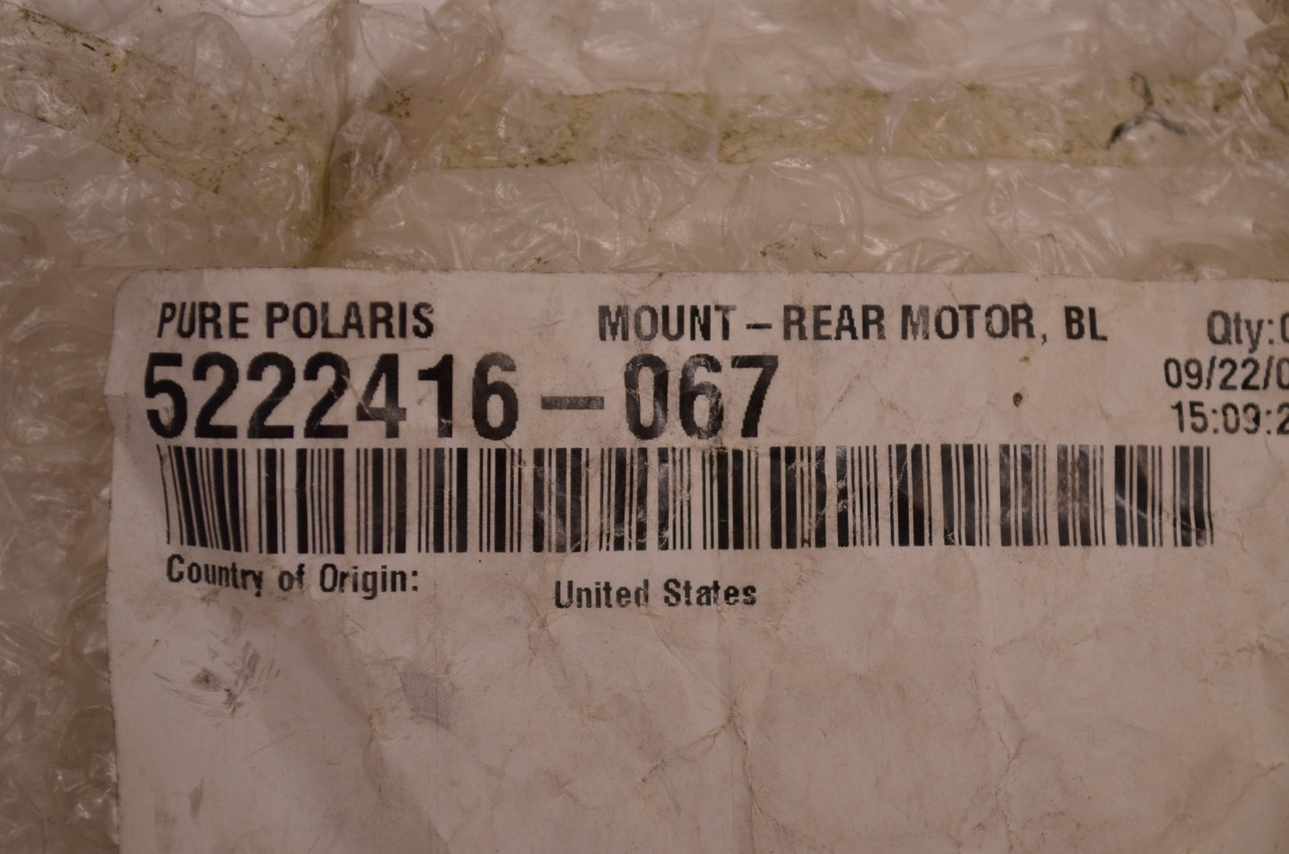 OEM Polaris 5222416-067 Rear Mount NOS