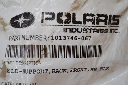 OEM Polaris 1013746-067 Black Right Front Rack Support NOS