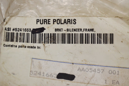 New OEM Polaris Frame Silencer Bracket NOS
