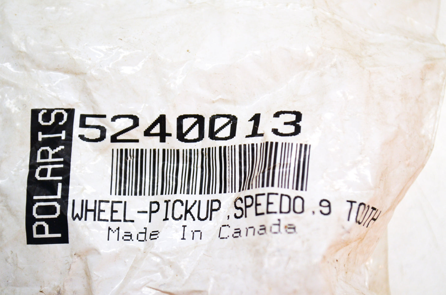 OEM Polaris 5240013 9T Speedo Pick Up Wheel NOS
