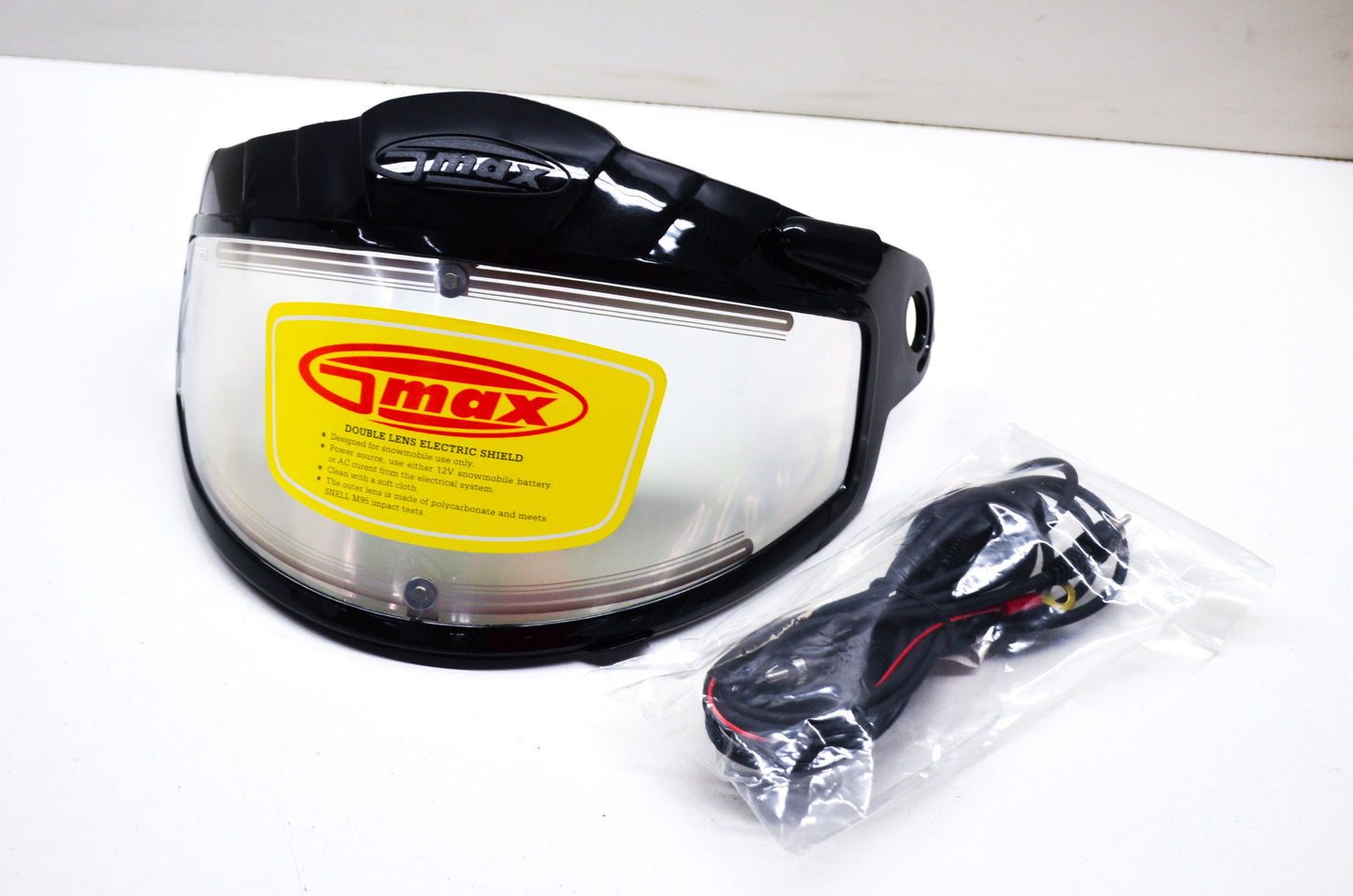 Double Lens Electric Snowmobile Helmet Shield Kit NOS