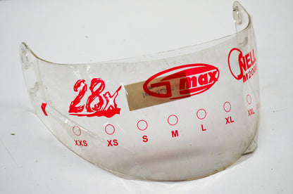 New GMAX Clear Helmet Shield NOS