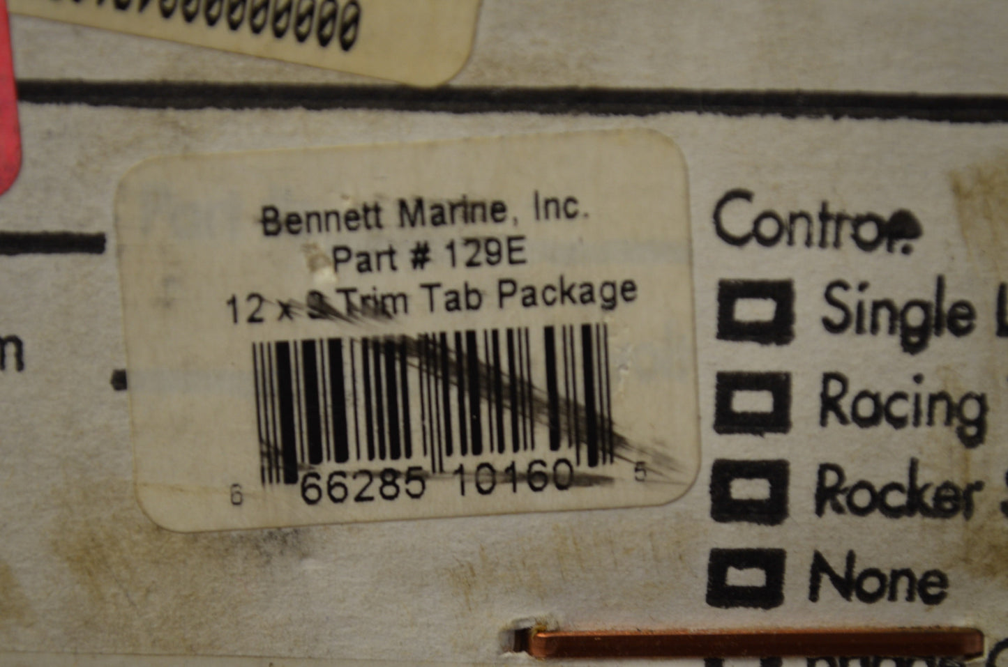 18x9 Trim Tab Kit NOS