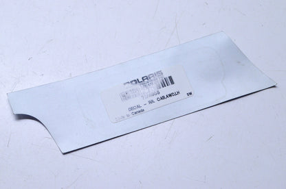 New OEM Polaris Left Rear Cab AWD Decal NOS