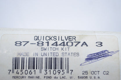 OEM Mercury 87-814407A 3 Trim Switch Kit NOS
