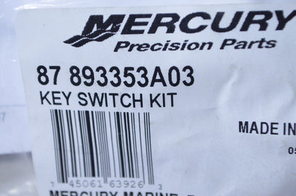 New OEM Mercury Key Switch Kit NOS
