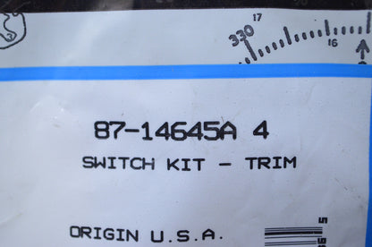 OEM Mercury 87-14645A 4 Trim Switch Kit NOS