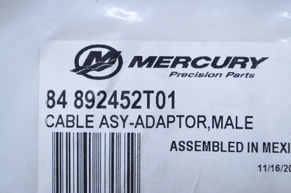 New OEM Mercury Male Adapter Cable Assembly NOS