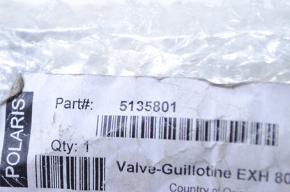 OEM Polaris 5135801 Exhaust Guillotine Valve NOS