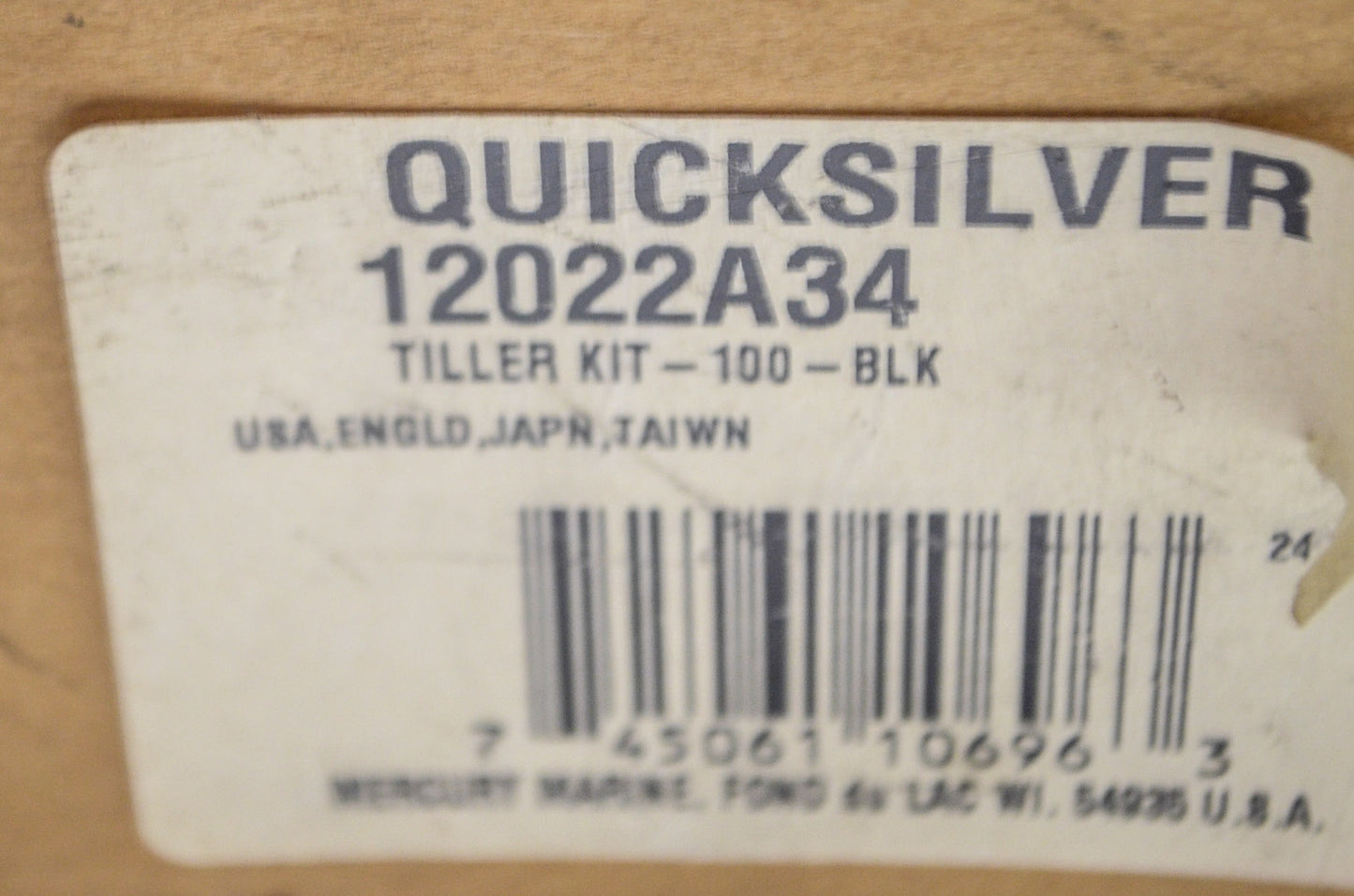 New OEM Mercury Tiller Handle Kit NOS
