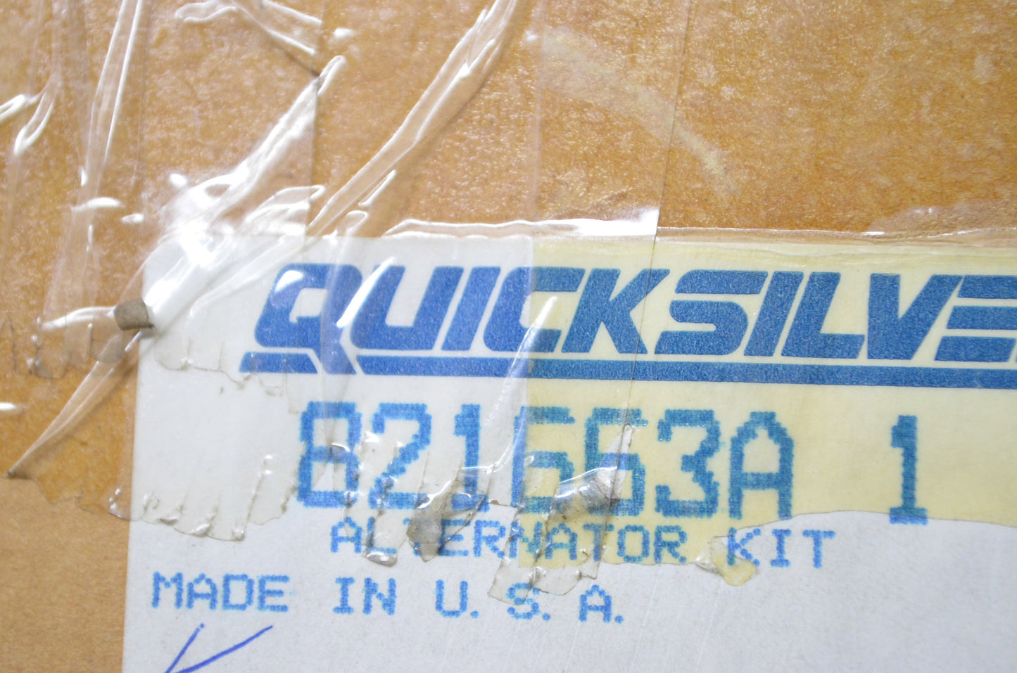 OEM Mercury 821663A 1 Alternator Kit NOS