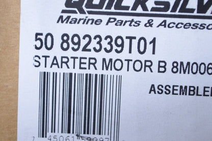 OEM Mercury 50-892339T01 Starter Motor Assembly NOS