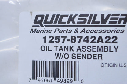 New OEM Mercury Oil Tank Assembly w/o Sender NOS