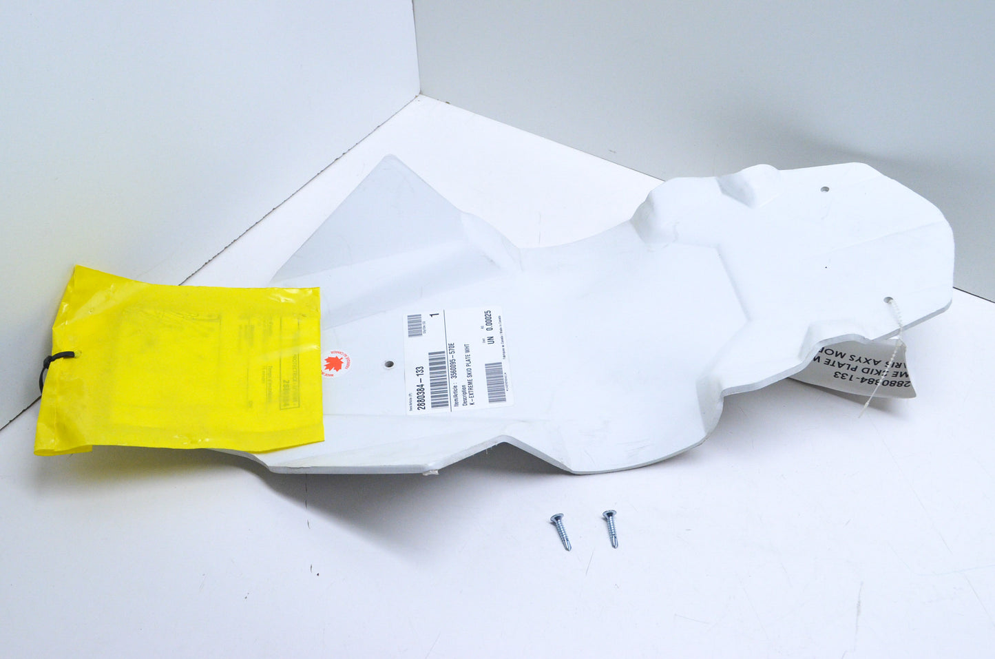 New OEM Polaris White Extreme Skid Plate Kit NOS