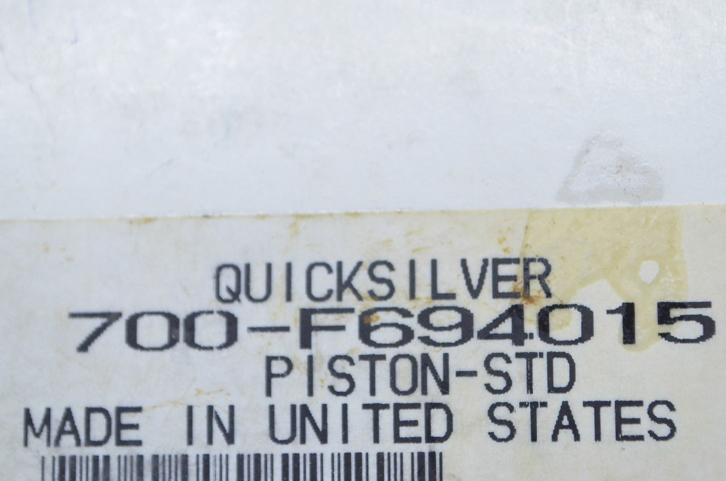 OEM Mercury 700-F694015 Piston NOS