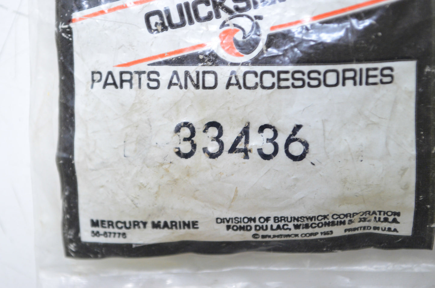 OEM Mercury 33436 Shift Cam NOS