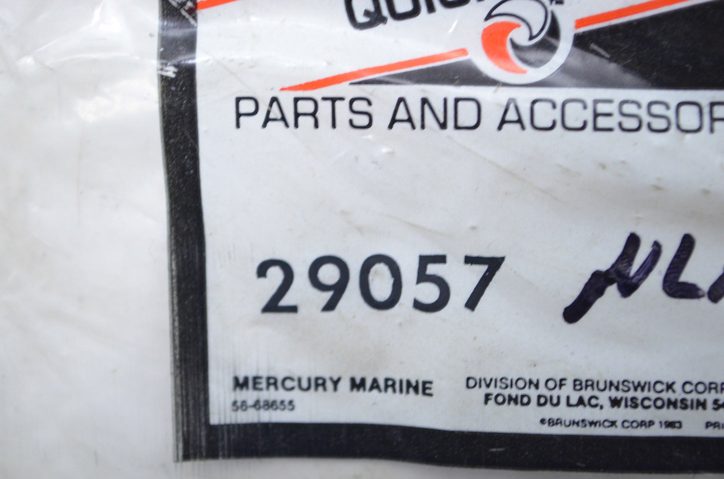 OEM Mercury 29057 Tilt Stop Lever NOS