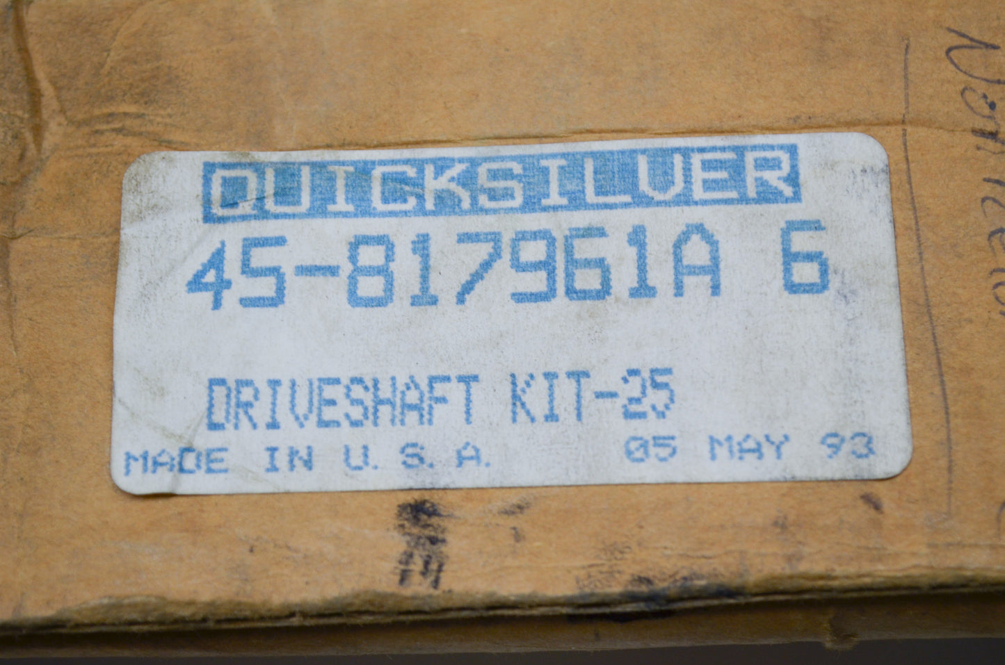 Driveshaft Kit NOS
