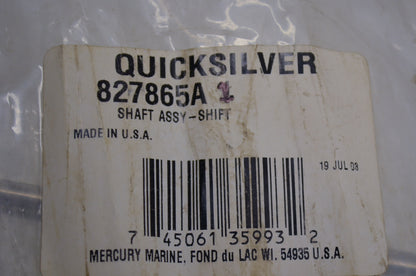 OEM Mercury 827865A 1 Shift Shaft Assembly NOS