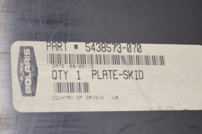 Black Skid Plate NOS