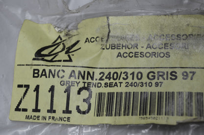 Zodiac Z1113 Cadet Grey Boat Seat NOS