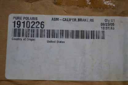 New OEM Polaris Rear Brake Caliper Assembly NOS