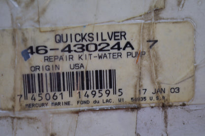 Water Pump Repair Kit (Incomplete) NOS