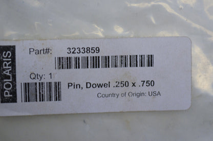 OEM Polaris 3233859 Dowel Pin NOS