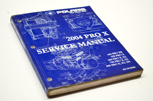 OEM Polaris 9918588 Service Manual 04 Pro X