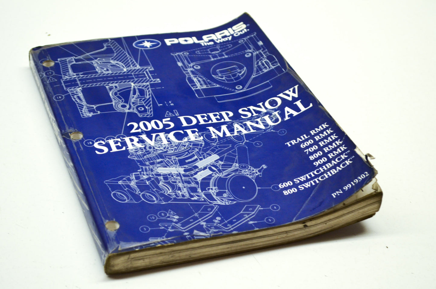 OEM Polaris 9919302 Service Manual 05 Deep Snow