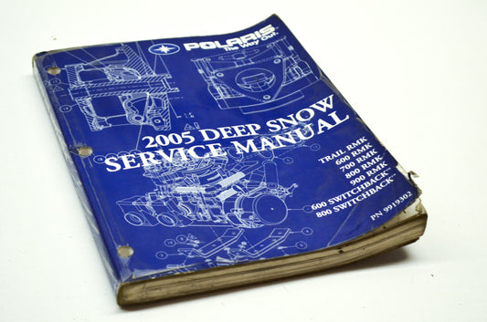 OEM Polaris 9919302 Service Manual 05 Deep Snow