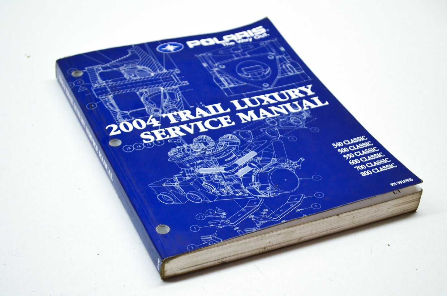 OEM Polaris 9918583 Service Manual 04 Trail Luxury