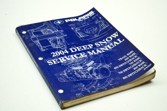 OEM Polaris 9918587 Service Manual 04 Deep Snow