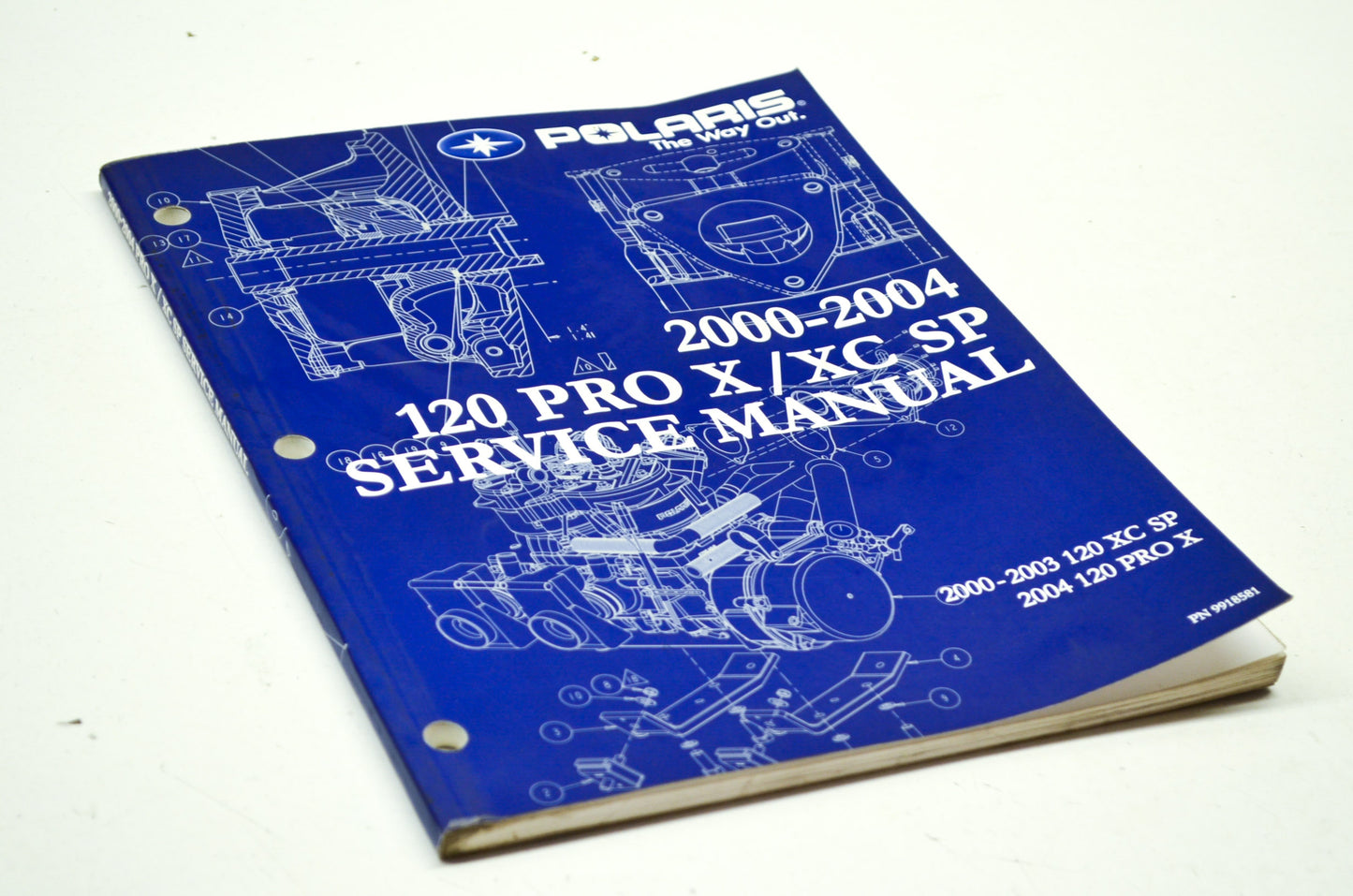 OEM Polaris 9918581 Service Manual 2000-2015 120 Youth