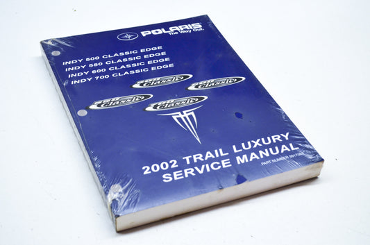 OEM Polaris 9917363 Service Manual 02 Sno/Trail Luxury NOS