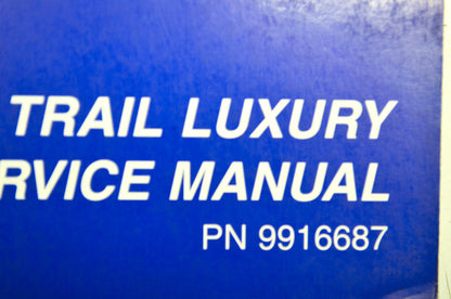 OEM Polaris 9916687 Service Manual 01 Trail Luxury,Snow NOS